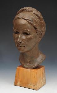 ADAMS Herbert 1858-1945,a female head,Mallams GB 2017-09-27