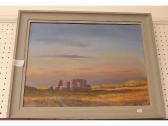 ADAMS J 1800,Coastal ruin at sunset,Smiths of Newent Auctioneers GB 2018-08-31
