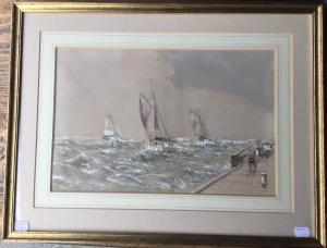 ADAMS J 1800,Fishing Boats Returning to Harbour,Rowley Fine Art Auctioneers GB 2020-09-26