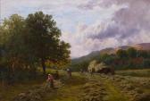 ADAMS James Seymour 1883-1888,Haymaking, view near Halsemere, Su,1889,Bellmans Fine Art Auctioneers 2022-10-11