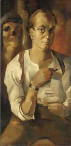 ADAMS Johan Hubert 1899-1970,Self portrait,1933,Christie's GB 2003-09-02