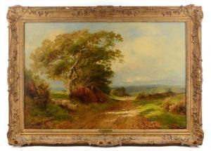 ADAMS John Clayton 1840-1906,''Ewhurst Hill, Surrey'',Burchard US 2014-11-16