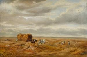 ADAMS John Clayton 1840-1906,Hay Season,1900,Shapiro Auctions US 2022-10-15