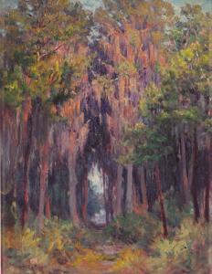 ADAMS John Ottis 1851-1927,Hanging moss, St. Petersburg, Florida,Christie's GB 2017-12-12
