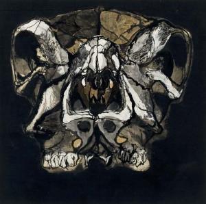 ADAMS John Sheddon 1935,Skull,1968,Swann Galleries US 2007-10-04