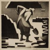 ADAMS Kenneth Miller 1897-1966,The Brick Maker,1931,Santa Fe Art Auction US 2019-11-09