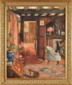 ADAMS Lily Osman 1865-1945,COTTAGE INTERIOR WITH A GIRL,Anderson & Garland GB 2014-09-16