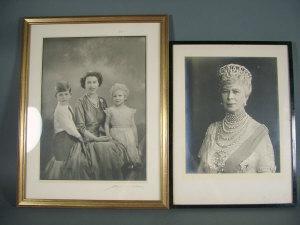 ADAMS Marcus 1875-1959,A black and white portrait photo of the Queen seat,Rosebery's GB 2007-12-11