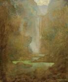 ADAMS Philip 1881,''The Mystic Waterfalls'', (Maui, Hawaii),1918,Shannon's US 2006-10-26