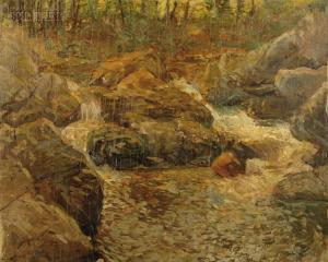 ADAMS Philip 1881,Landscape with Creek,1933,Skinner US 2008-09-12