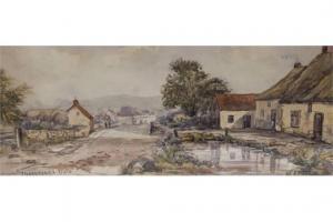 ADAMS W 1900,VIEW OF THORNTON LE DALE, YORKSHIRE,1900,Addisons GB 2015-06-25