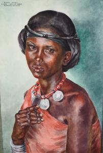 Adamson Joy 1910-1980,Portrait of Boko Roba,Woolley & Wallis GB 2022-05-31