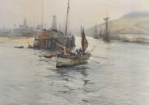 ADDERTON Charles William 1866-1944,A Fishing Boat coming out of Harbour,John Nicholson GB 2020-06-12