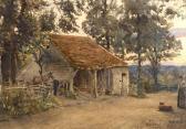 ADDEY Joseph Poole 1855-1922,BY THE OLD BARN,1903,Ross's Auctioneers and values IE 2010-06-02