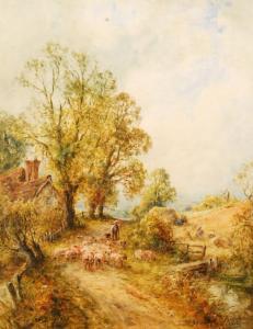 ADDISON George Henry Male 1858-1922,View near Barcombe,Fieldings Auctioneers Limited GB 2014-05-17