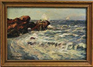 ADDY Alfred 1910-1988,Incoming Tide, Nahant,Skinner US 2015-11-18