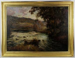 ADDY Alfred 1910-1988,landscape with stream,Kaminski & Co. US 2024-02-18