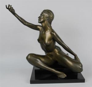 ADELMAN Bunny 1935,SEATED FEMALE NUDE,1978,Grogan & Co. US 2009-12-07