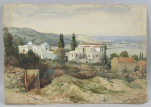ADELSWARD GUSTAF 1843-1895,Vue des terrasses d'Alger,1892,Loizillon FR 2018-12-08