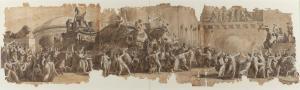 ADEMOLLO Luigi 1764-1849,Le triomphe de Scipion l'Africain, de retour à Rom,Aguttes FR 2023-11-29