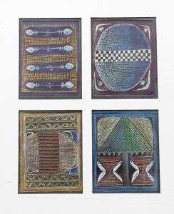 ADEYEMI Kunle 1959,Traditional motifs,1999,Bonhams GB 2015-10-28