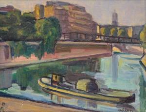 ADLEN Michel 1898-1980,La Seine à Paris,Marambat-Camper FR 2023-10-18