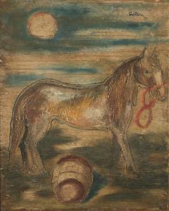 ADLER Jankel 1895-1949,Horse in the Moonlight,1930,Tiroche IL 2024-04-14