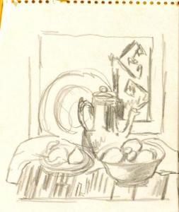 ADLER Jankel 1895-1949,Still Life and Teapot,Montefiore IL 2009-03-31