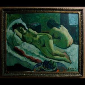 adler r.a,TWO NUDES,1962,Waddington's CA 2009-06-22