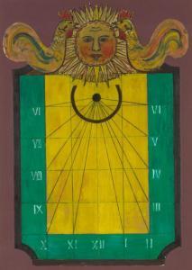 ADNET Jacques 1900-1984,Design for a Wall-Mounted Sundial,1955,William Doyle US 2019-06-05