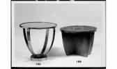 ADNET Jacques 1900-1984,Table basse à structure en métal chromé et,Piasa FR 2000-06-16