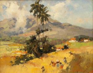 ADOLFS Gerard Pieter, Ger 1897-1968,A landscape near Malang,1939,Venduehuis NL 2023-11-16