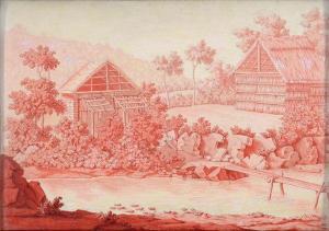 ADOLPHE Marie Alexandre 1812-1883,Scène pittoresque au bord d'une rivière,Coutau-Begarie 2012-04-25