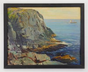 ADOMEIT George Gustav 1879-1967,Coastal Scene,1940,Rachel Davis US 2024-03-23