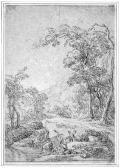 Adriaen HONING 1644-1683,Italienische Waldlandschaft.,Venator & Hanstein DE 2008-09-26