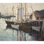 ADRIANI Camillo 1908-1990,Thought to Be Gloucester Harbour,Clars Auction Gallery US 2023-02-10