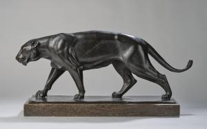 AECKERLIN CHRISTIAN 1884-1943,A striding lioness,c. 1930,Palais Dorotheum AT 2021-11-18