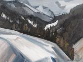 AEGERTER Karl 1881-1969,Winterlandschaft in Graubünden,Dobiaschofsky CH 2012-05-09