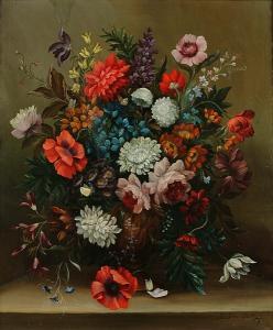 AELST van Jacob 1800-1800,a still life of flowers on a stone ledge,Bonhams GB 2003-11-11