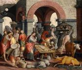 AERTSEN Pieter 1507-1575,Christ Driving the Merchants from the Temple,Lempertz DE 2016-05-21