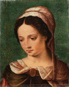 AERTSEN Pieter 1507-1575,Head of a Woman,Sotheby's GB 2021-06-17