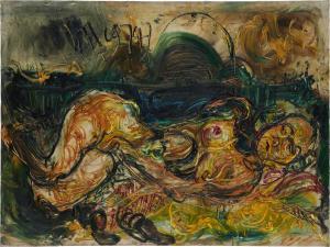 AFFANDI Kusuma 1907-1990,Nude,1974,Sotheby's GB 2024-04-06