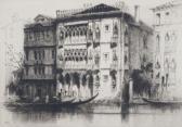 AFFLECK Andrew F 1874-1935,Palazzo Santa Sofia, Venice,Rosebery's GB 2018-11-21