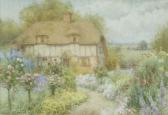AFFLECK William 1869-1943,Cottage and flower garden signed 12 x 17in,Gorringes GB 2007-04-24