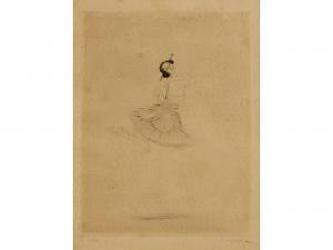AFFLER ERNEST 1867-1929,A study of a dancing ballerina,Duke & Son GB 2014-09-25