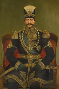 AFSHAR Muhammad Hassan 1820-1875,A portrait of Nasir al-Din Shah,19th century,Sotheby's 2017-10-25