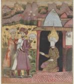 afsharid 1700-1700,THREE MEN WITH A PROPHET,1740,Christie's GB 2006-10-12