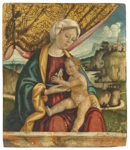 AGABITI Pietro Paolo,Madonna and Child with a goldfinch in a landscape,Christie's 2018-07-06