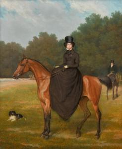 AGASSE Jacques Laurent 1767-1849,Equestrian portrait of a lady,Sotheby's GB 2023-12-07