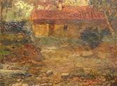 AGAZZI Carlo Paolo 1870-1922,Landscape with Cottage,Burchard US 2007-04-22